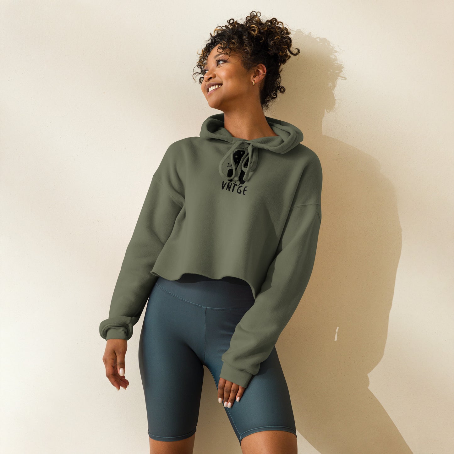 Self-Love The Path Crop Hoodie
