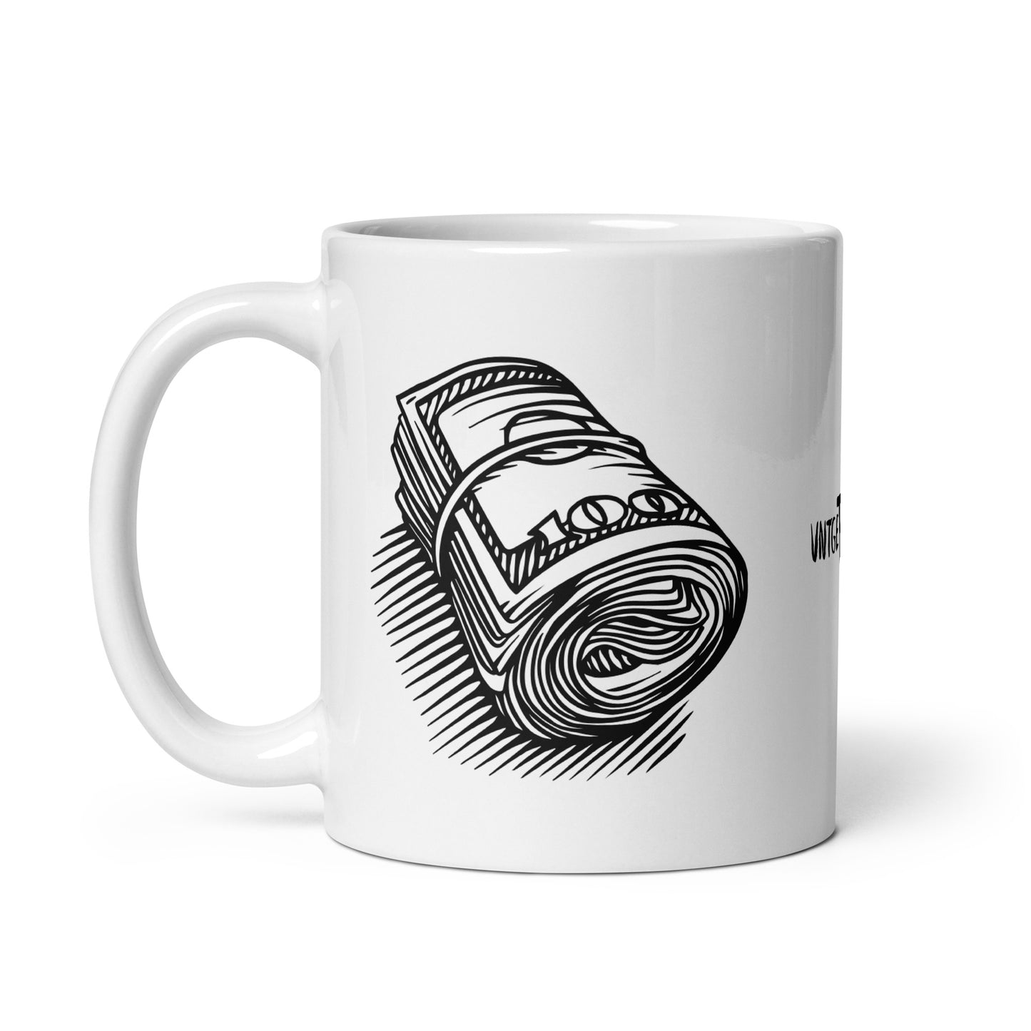 VNTGEXLIFE Feral White Glossy Mug