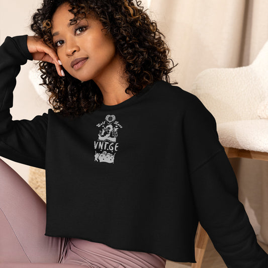 Self-Love Dreams Fantasy Crop Sweatshirt